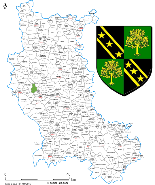Saint-Laurent-Rochefort_loc et blason